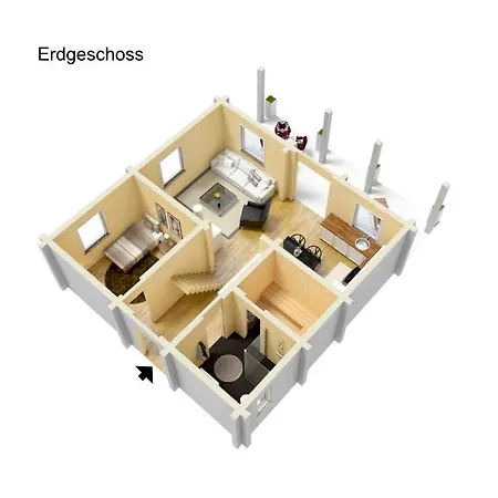 度假居 Blockhaus B In Der Ziegelwies 福森